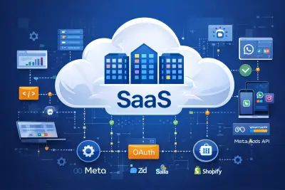 بناء وتأسيس بنية تحتية SaaS لنظام إدارة الوكالات والمتاجر