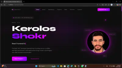 Modern Portfolio Website | React.js + Vite