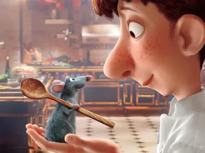 تصميم وتطوير واجهة موقع ويب احترافية لمطعم مستوحى من أجواء فيلم Ratatouille، مع التركيز على تجربة مستخدم جذابة وتصميم بصري عصري.