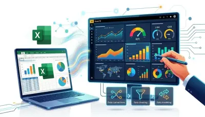 إنشاء داشبورد تفاعلي باحتراف باستخدام Excel وPower BI