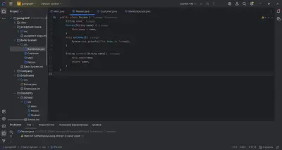 Bank Customer and Employee Management System Using Java (OOP)