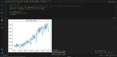 Data cleaning & preparation with python