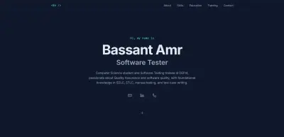 تصميم Portfolio بشكل احترافي