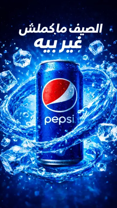 اعلان شركة بيبسي (غير رسمي)