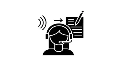 تعليق صوتي باللغة الانجليزية