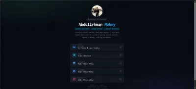 صفحة link tree للروابط