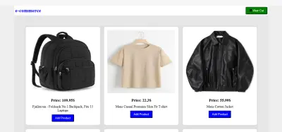 Modern Responsive E-Commerce Website Design Using HTML, CSS