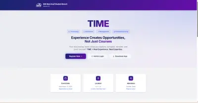صورة العمل نظام إدارة وتسجيل الفعاليات المتكامل (IEEE Event Registration & Management System)