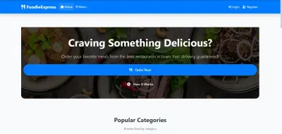FoodieExpress Restaurant Web Application