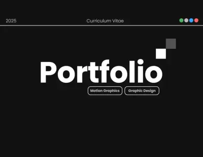 انشاء بورتفوليو احترافي