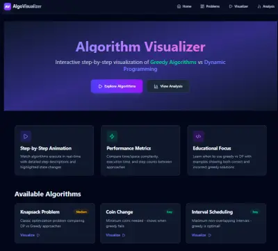 AlgoVerse : Algorithm Visualizer