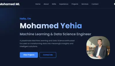 تصميم موقع portfolio احترافي لعرض اعمالك