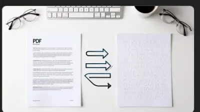 تحويل وتنسيق الكتب من PDF إلى Word مهيأ للطباعة بطريقة برايل