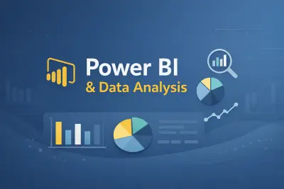 تصميم لوحة تحكم تفاعلية (Dashboard) لتحليل المبيعات باستخدام Power BI.