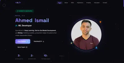 تصميم بروفايل احترافي لعرض المهارات والأعمال (Portfolio)