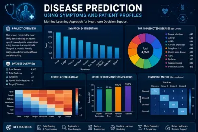 Disease Prediction using Symptoms and Patient Profiles