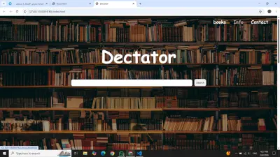 Front-End Books shop Design
