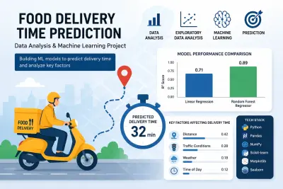 نموذج ذكاء اصطناعي يتنبأ بوقت التوصيل ويحدد مخاطر التأخير لشركات الـ Delivery