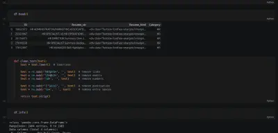 نظام ذكاء اصطناعي لمطابقة السير الذاتية مع الوظائف باستخدام تقنيات NLP