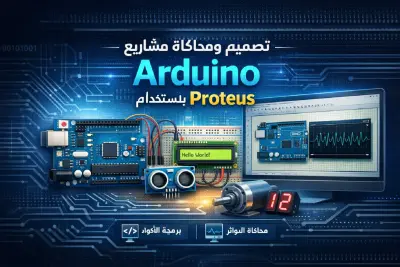 تصميم ومحاكاة مشروع أردوينو باستخدام Proteus
