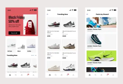 تصميم واجهة مستخدم لتطبيق موبايل