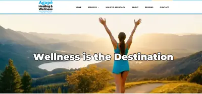 Agape Healing – Wellness Website