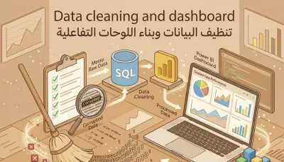 تنظيف بيانات وإانشاء لوحة تفاعلية