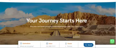 موقع سياحى بالوردبريس
