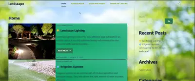 موقع عباره عن مدونه