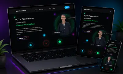 portfolio website with wordpress and html