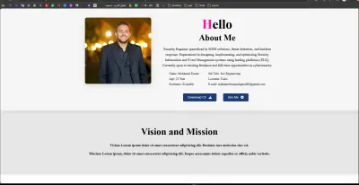 Interactive Personal Portfolio Website