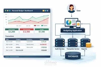 تصميم وتحليل نظام إدارة الميزانية الشخصية (Personal Budgeting System)