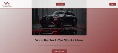 Website for a Car Showroom