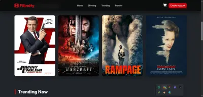 Filimity-Movie Streaming Platform