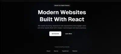 تصميم صفحة هبوط لعمل بروتفوليو