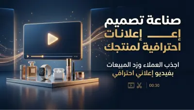 تصميم إعلانات احترافية لمنتجك