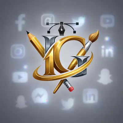 تصميم لوجو احترافي ، تصميم بوسترات سوشيال ميديا