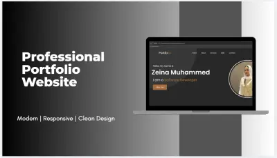 موقع بورتفوليو شخصي احترافي