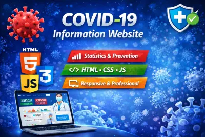 Responsive COVID-19 Healthcare Website