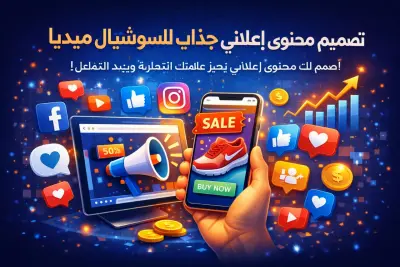 تصميم محتوى إعلاني جذاب للسوشيال ميديا