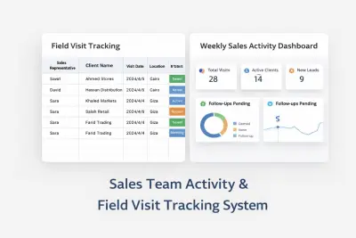 Sales Team Activity & Field Visit Tracking System