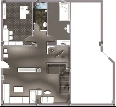 تصميم أثاث وتوزيع فرش للمنشآت