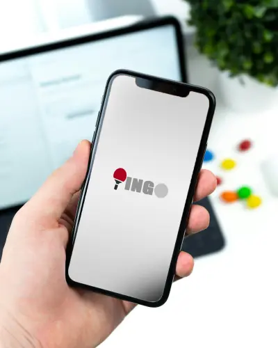 تصميم تخيلي لتطبيق متجر PINGO