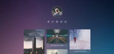 تصميم موقع معرض صور احترافي (Photography Portfolio) باستخدام HTML و CSS و JavaScript
