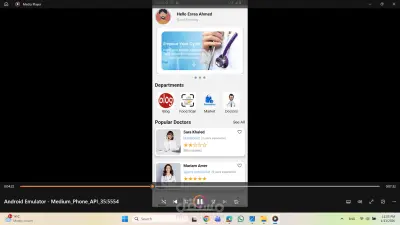 HealthHub Mobile Application -  تطبيق هاتف طبي لنظام صحي