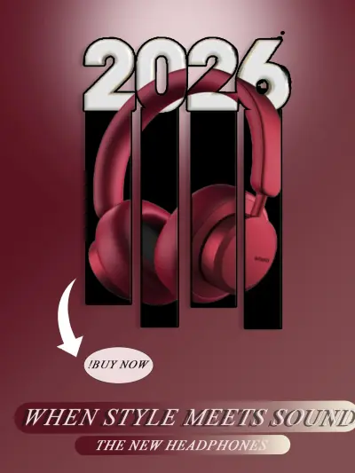 A headphone design on Photoshop