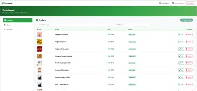 تطوير وبرمجة لوحة تحكم إدارة شاملة (Seller Dashboard) لمتجر إلكتروني