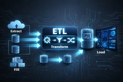 نظام ETL كامل لمعالجة البيانات وتحويلها باستخدام python, pandas