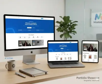 تصميم وتطوير متجر "Blue Link" للتجارة الإلكترونية