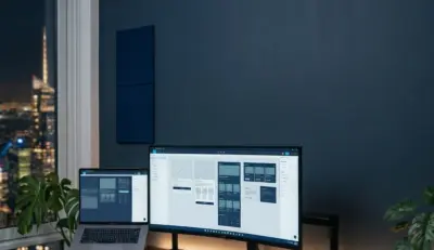 صورة العمل موقع شركة + لوحة تحكم إدارية متكاملة (Web + AI Dashboard)